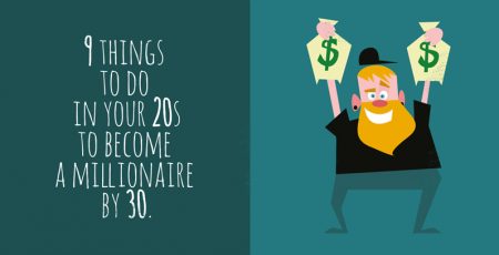 9 things to do in your 20s to become a millionaire by 30 [Infographic]