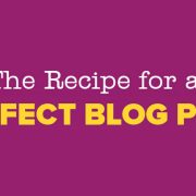 The Recipe for a Perfect Blog Post [Infographic]