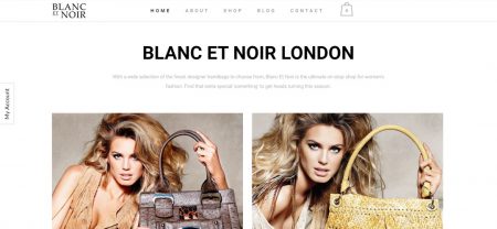 Blanc Et Noir Web Design